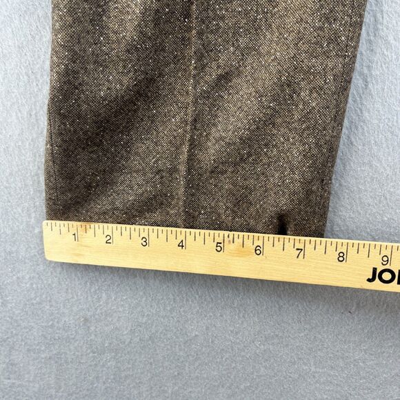 Bar III Mens Brown Textured Wool Blend Slim Fit Suit Pants Size 34W 34L Twill - Picture 12 of 15